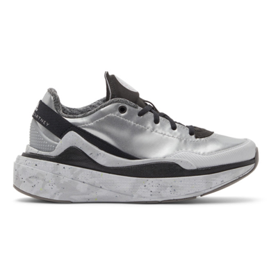 Adidas By Stella Mccartney Silver Earthlight Sneakers In White Black