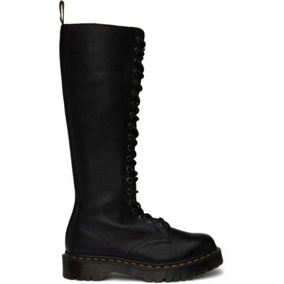 Dr. Martens' 1b60 Lace-up Leather Boots In Black