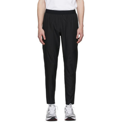 Asics Black Ripstop Race Lounge Pants In 2011a783