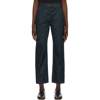 LEMAIRE INDIGO TWISTED JEANS