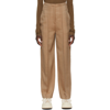 TOTÊME BROWN WIDE BUSINESS TROUSERS