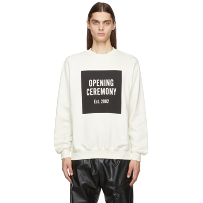 Opening Ceremony Box Logo Sweatshirt - Atterley In Black