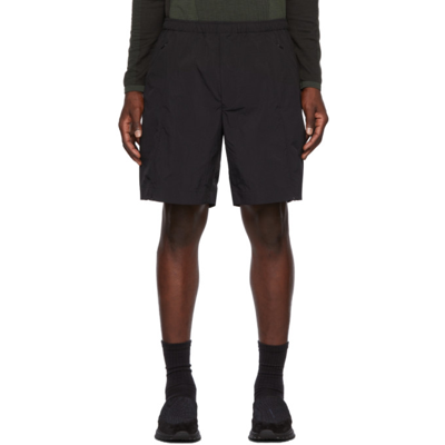 Y-3 Black Light Shell Running Shorts In Schwarz