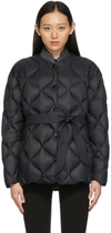 Rag & Bone Rudy Belted Quilted Shell Down Jacket In Nocolor