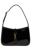 Saint Laurent 5a7 Logo-plaque Shoulder Bag In Nero