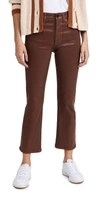 Joe's Jeans The Callie Coated Jeans In Cinnamon In Cinnamon