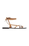 A.emery Women's Beau Leather Sandals In Brown,white