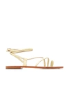 A.emery Women's Beau Leather Sandals In White