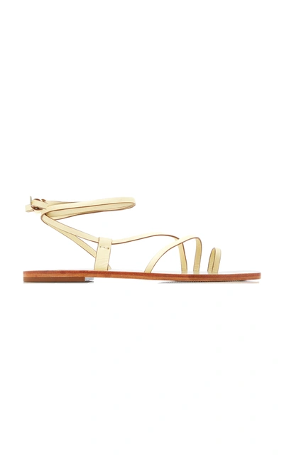 A.emery Women's Beau Leather Sandals In White
