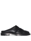 Staud Astro Quilted Vegan Leather Mules In Blk Black