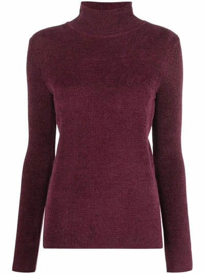 Pinko Cut-out Detail Jumper In Violett