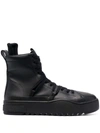 Diesel Ankle High-top Sneakers In Schwarz