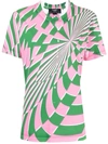 Stella Mccartney Womens Multicolor X Ed Curtis Graphic-print Cotton-jersey T-shirt Xxs In Rosa