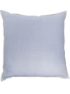 Hay Outline Linen Cotton Blend Cushion In Blue