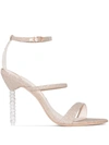 SOPHIA WEBSTER ROSALIND 100MM LEATHER SANDALS