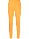 Pucci High-waisted Pull-on Leggings In Orange