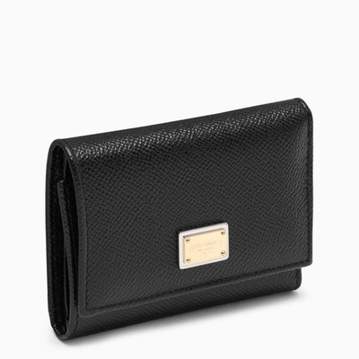 Dolce & Gabbana Black Small Dauphine Wallet