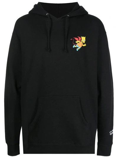 Ma®ket Devil Arc Graphic-print Hoodie In Schwarz