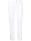 Paige Flaunt Curvy Hourglass High Waist Bootcut Jeans In White