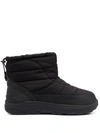 Suicoke Black Bower Padded Snow Boots In Schwarz