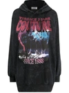 VERSACE JEANS COUTURE GRAPHIC-PRINT COTTON HOODIE