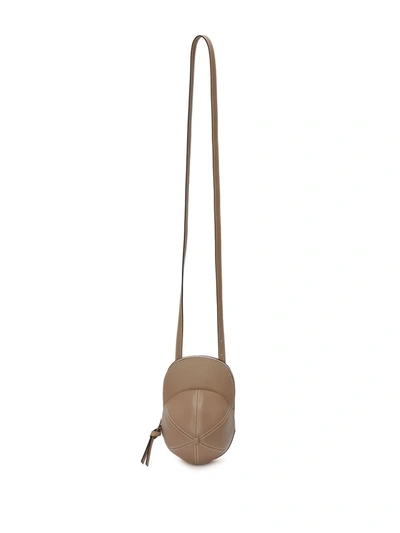Jw Anderson Medium Cap Bag - Leather Cross Body Bag In Neutrals
