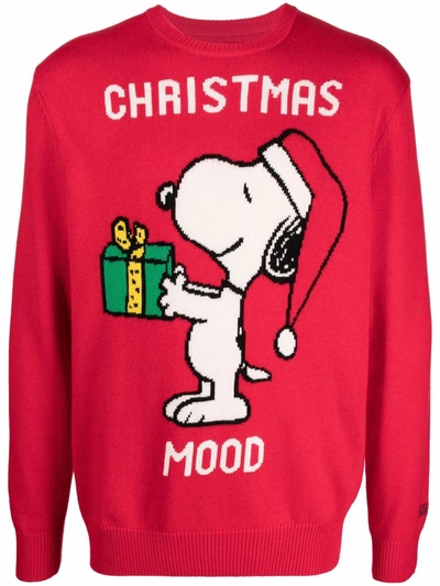 Mc2 Saint Barth Christmas Snoopy 针织毛衣 In Snoopy Gift