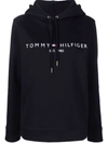 TOMMY HILFIGER EMBROIDERED-LOGO PULLOVER HOODIE