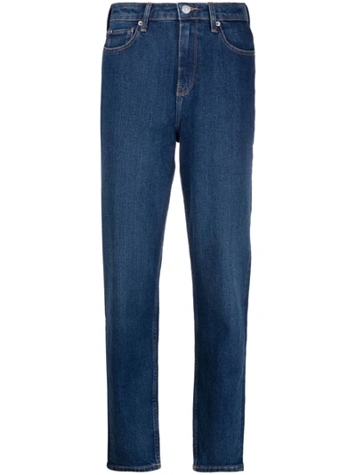 Tommy Hilfiger Gramercy High-rise Tapered Jeans In Blue