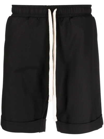 Alchemy Drawstring-waist Shorts In Schwarz