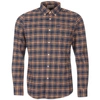Barbour Alderton Brushed Cotton Tailored Shirt - Navy