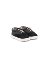 BABYWALKER COLOUR-BLOCK PANELLED LEATHER trainers
