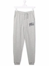 Polo Ralph Lauren Logo-print Cotton Track Trousers In Grey