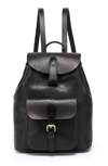 Old Trend Isla Small Leather Backpack In Black