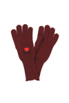 RAF SIMONS RAF SIMONS I LOVE YOU EMBROIDERED KNITTED GLOVES