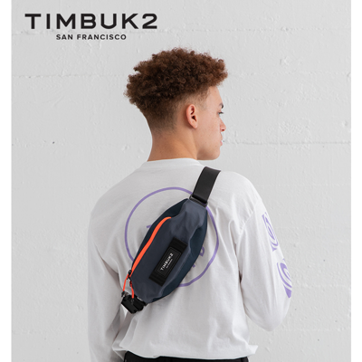 Timbuk2 【预售产品】美国 胸包女斜跨百搭男腰包音速黑slacker单肩包