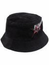 PALM ANGELS PALM ANGELS MEN'S BLACK POLYESTER HAT,PMLA018F21FAB0011001 UNI