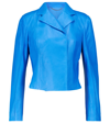 Ferragamo Notched-lapel Long-sleeve Jacket In Footballer Blue