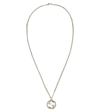 GUCCI GG STERLING SILVER NECKLACE,P00615443