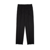 Off-white Grid Pattern Straight Leg Trousers In Black