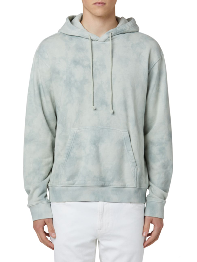 Hudson Tie-dye Drawstring Hoodie Sweatshirt In Sage Dust