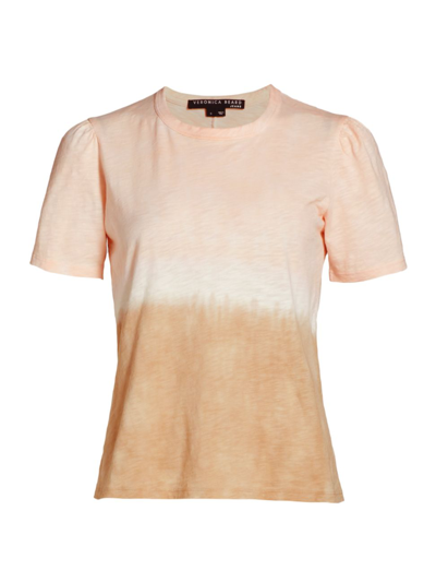 Veronica Beard Callipe Crewneck T-shirt In Blush Multi