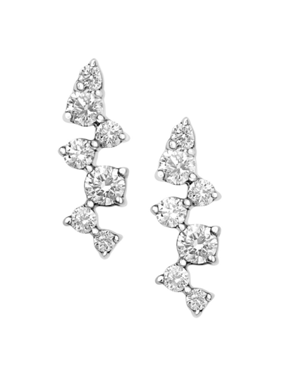 Djula Women's Fairytale 18k White Gold & Diamond Drop Earring