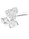 Piaget Women's 18k White Gold & Diamond Floral Ear Clip