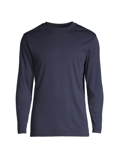 Robert Barakett Griffith Print Crewneck Jumper In Blue Night