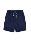 Polo Ralph Lauren Kids' Little Boy's & Boy's Traveler Logo Swim Shorts In Navy