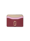 Marc Jacobs The Snapshot Card Case In Vachetta Red Multi
