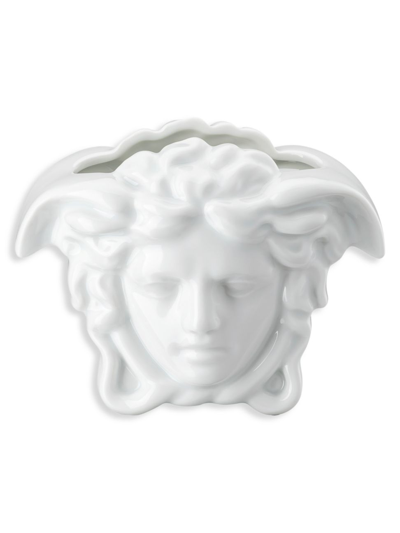 Rosenthal Medusa Grande Black Vase In White