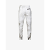 Moschino Mens Fantasy Print Grey Finger Paint-print Cotton-jersey Jogging Bottoms 36