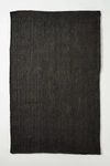 Anthropologie Handwoven Lorne Rectangle Rug By  In Black Size 6 X 9